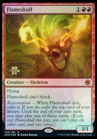 Flameskull [Dungeons & Dragons: Adventures in the Forgotten Realms Prerelease Promos] | KingTCG.ca