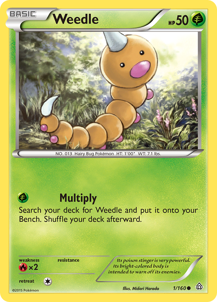 Weedle (1/160) [XY: Primal Clash] | KingTCG.ca