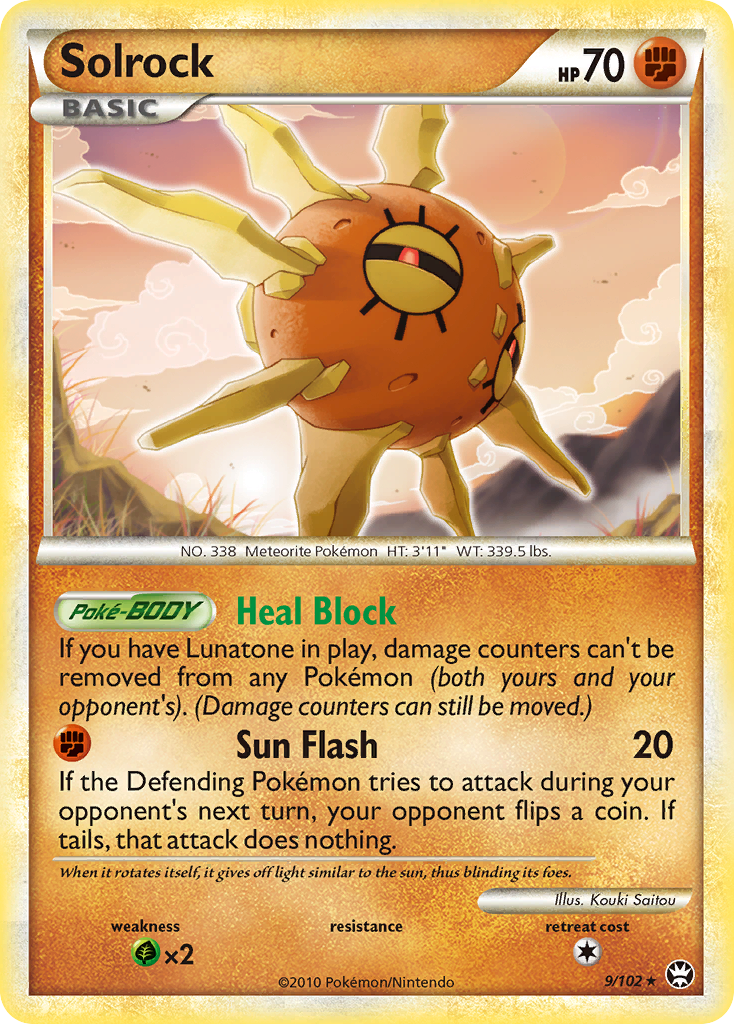 Solrock (9/102) [HeartGold & SoulSilver: Triumphant] | KingTCG.ca