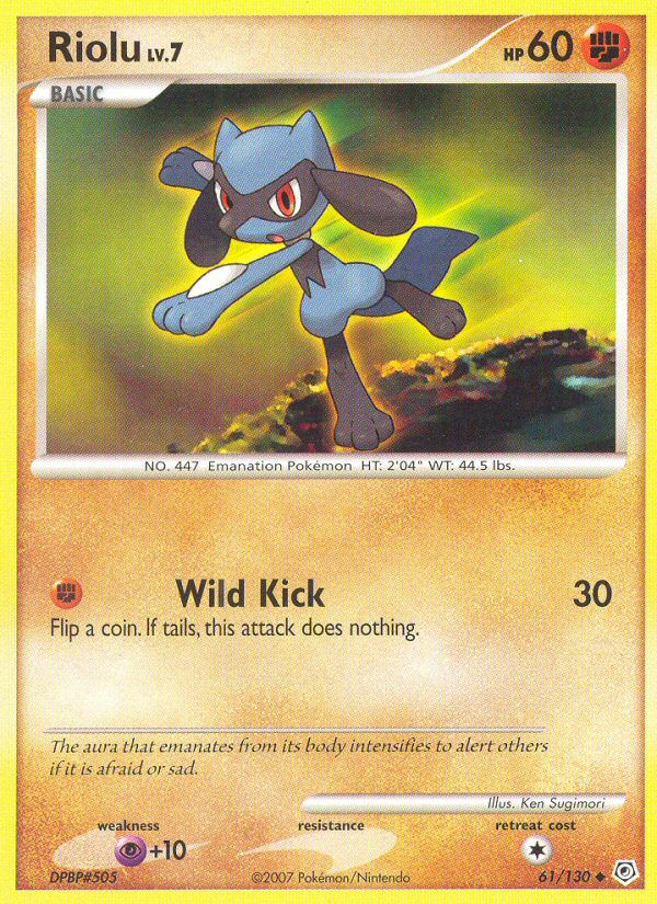 Riolu (61/130) [Diamond & Pearl: Base Set] | KingTCG.ca