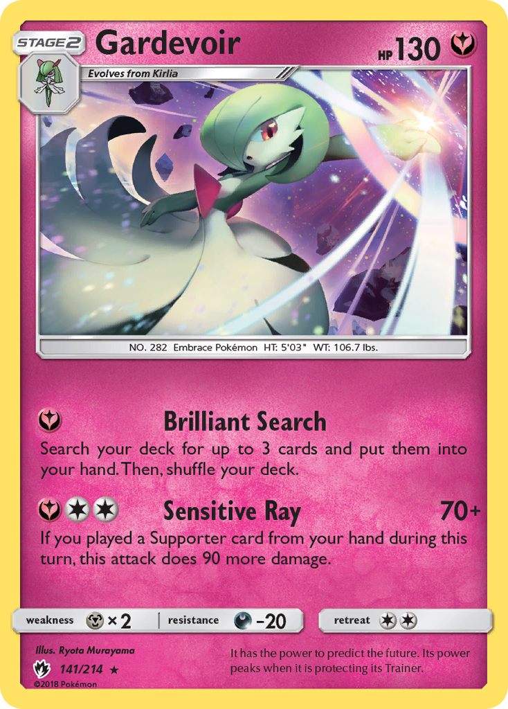 Gardevoir (141/214) [Sun & Moon: Lost Thunder] | KingTCG.ca