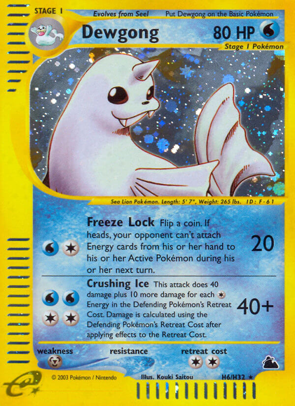 Dewgong (H6) [Skyridge] | KingTCG.ca