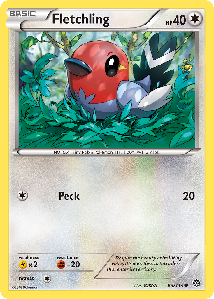 Fletchling (94/114) [XY: Steam Siege] | KingTCG.ca