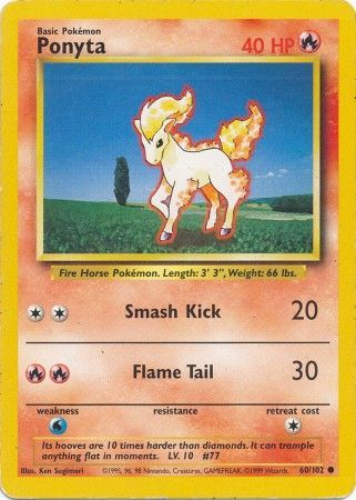 Ponyta (60/102) [Base Set] | KingTCG.ca