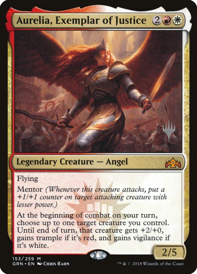 Aurelia, Exemplar of Justice [Guilds of Ravnica Promos] | KingTCG.ca