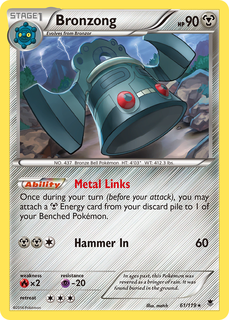 Bronzong (61/119) [XY: Phantom Forces] | KingTCG.ca