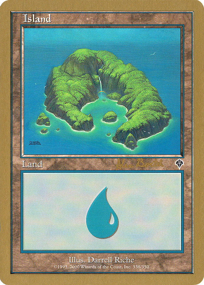 Island (ab338) (Alex Borteh) [World Championship Decks 2001] | KingTCG.ca