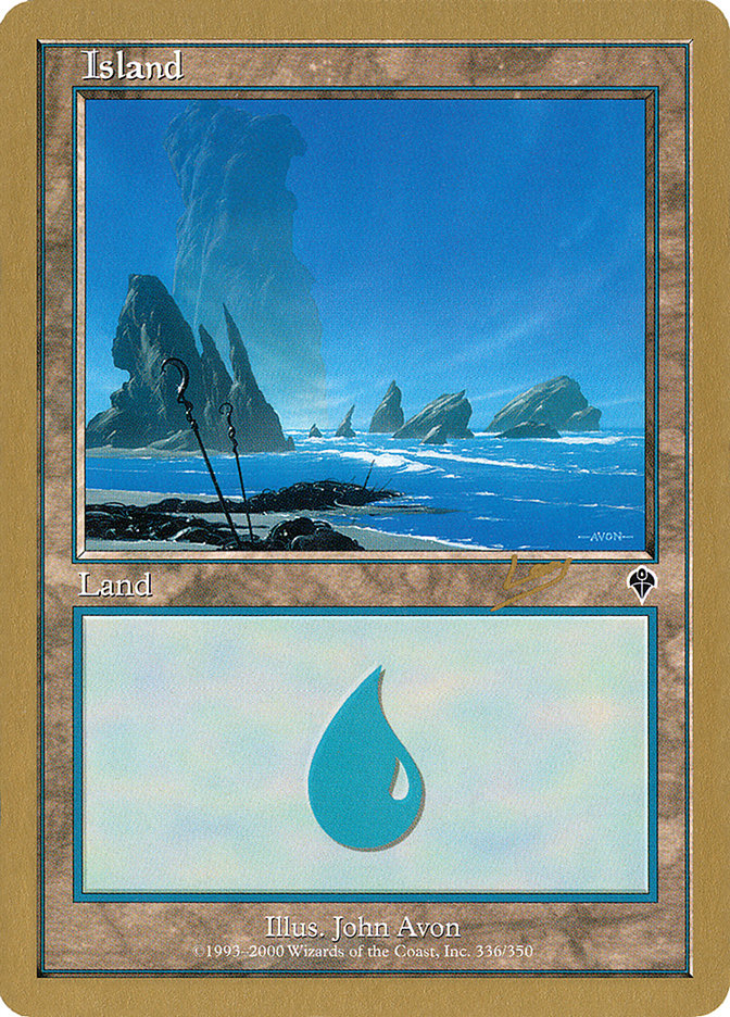 Island (rl336) (Raphael Levy) [World Championship Decks 2002] | KingTCG.ca