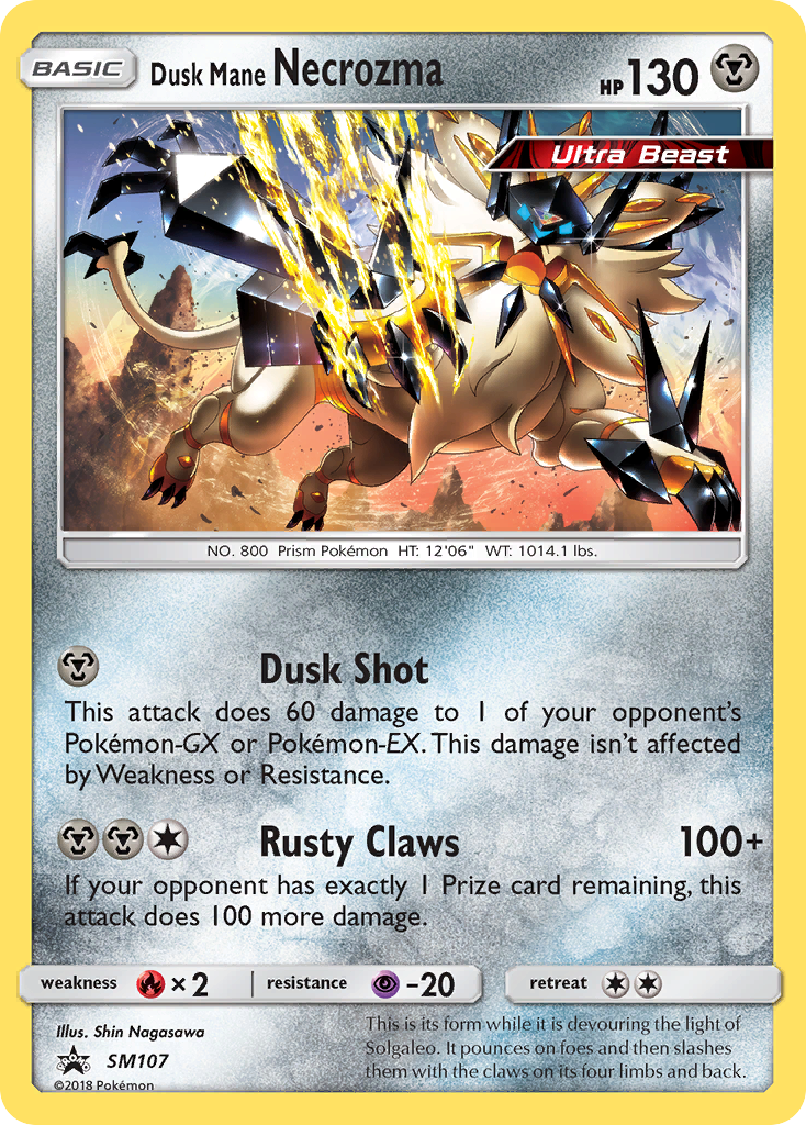 Dusk Mane Necrozma (SM107) [Sun & Moon: Black Star Promos] | KingTCG.ca