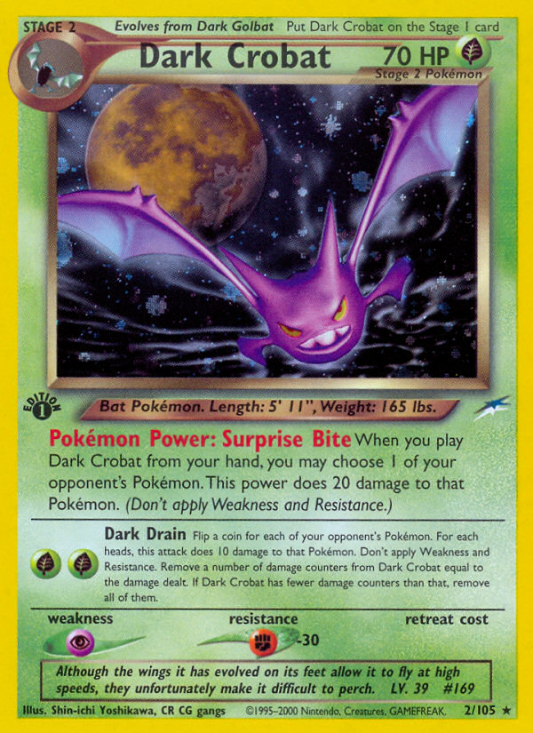 Dark Crobat (2/105) [Neo Destiny 1st Edition] | KingTCG.ca