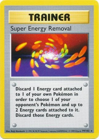 Super Energy Removal (79/102) [Base Set (Shadowless)] | KingTCG.ca