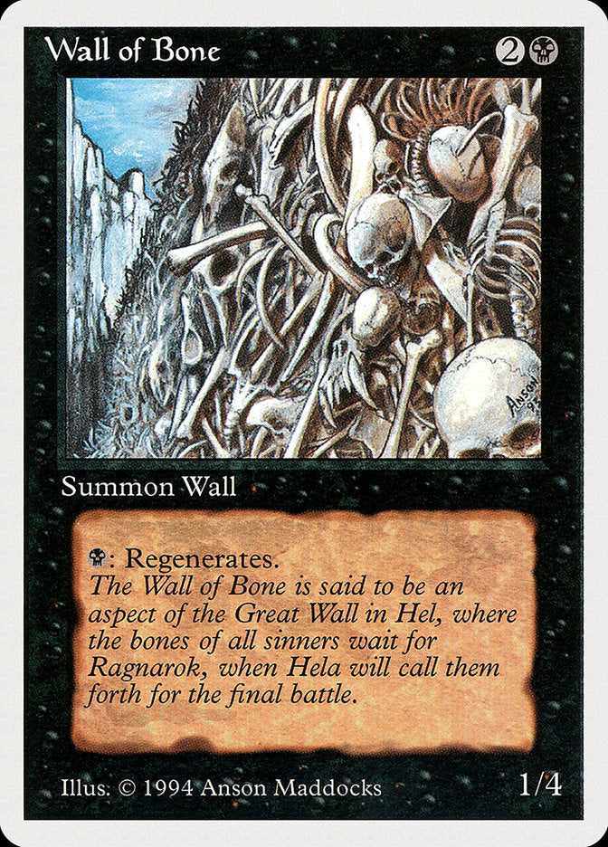 Wall of Bone [Summer Magic / Edgar] | KingTCG.ca