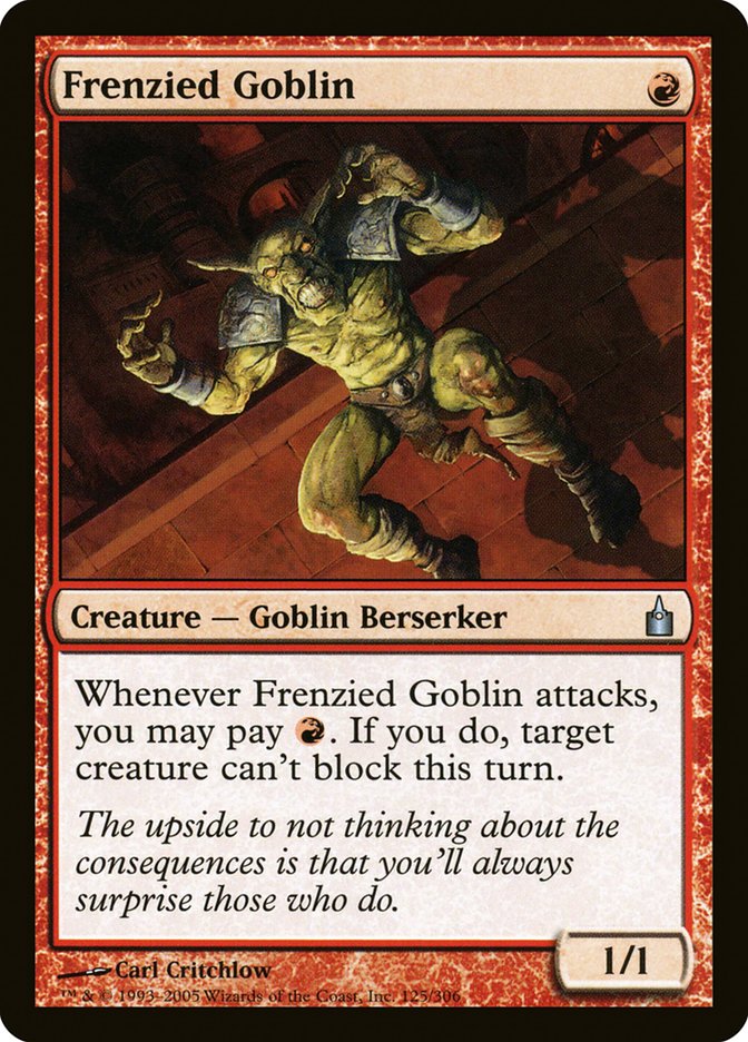 Frenzied Goblin [Ravnica: City of Guilds] | KingTCG.ca