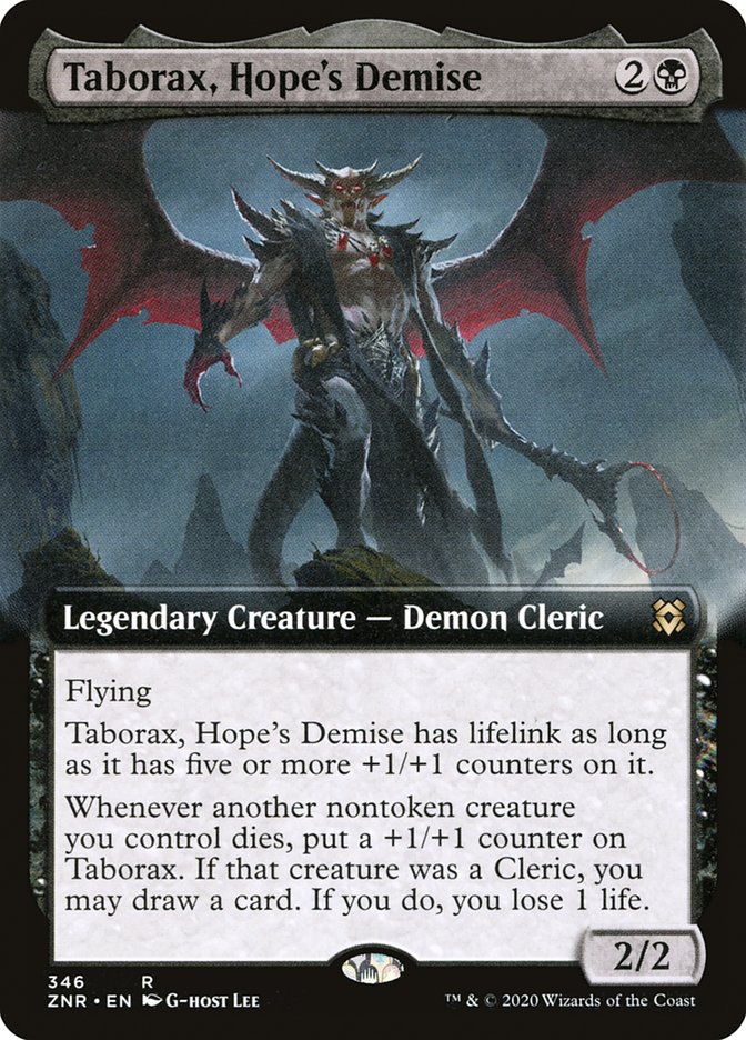 Taborax, Hope's Demise (Extended Art) [Zendikar Rising] | KingTCG.ca