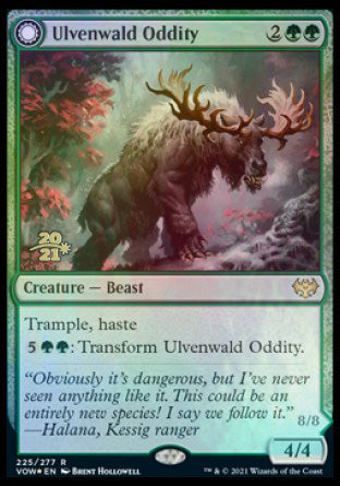 Ulvenwald Oddity // Ulvenwald Behemoth [Innistrad: Crimson Vow Prerelease Promos] | KingTCG.ca