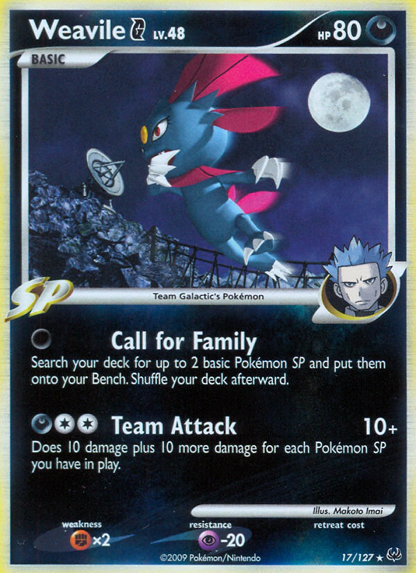 Weavile G (17/127) [Platinum: Base Set] | KingTCG.ca