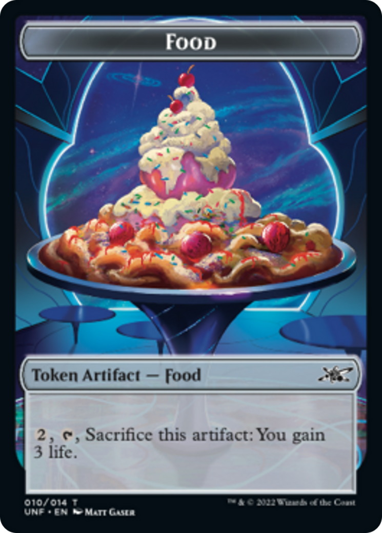 Zombie Employee // Food (010) Double-sided Token [Unfinity Tokens] | KingTCG.ca