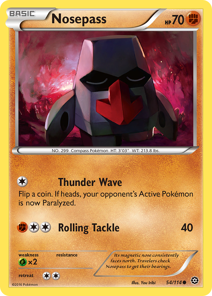 Nosepass (54/114) [XY: Steam Siege] | KingTCG.ca