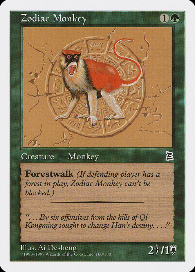 Zodiac Monkey [Portal Three Kingdoms] | KingTCG.ca