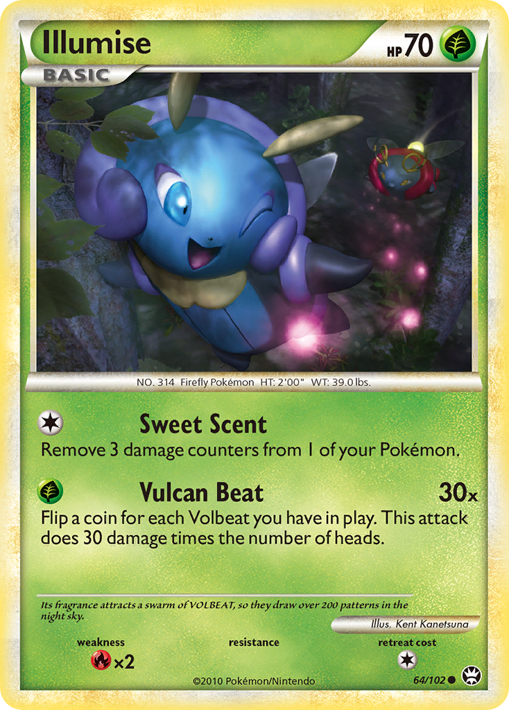 Illumise (64/102) [HeartGold & SoulSilver: Triumphant] | KingTCG.ca