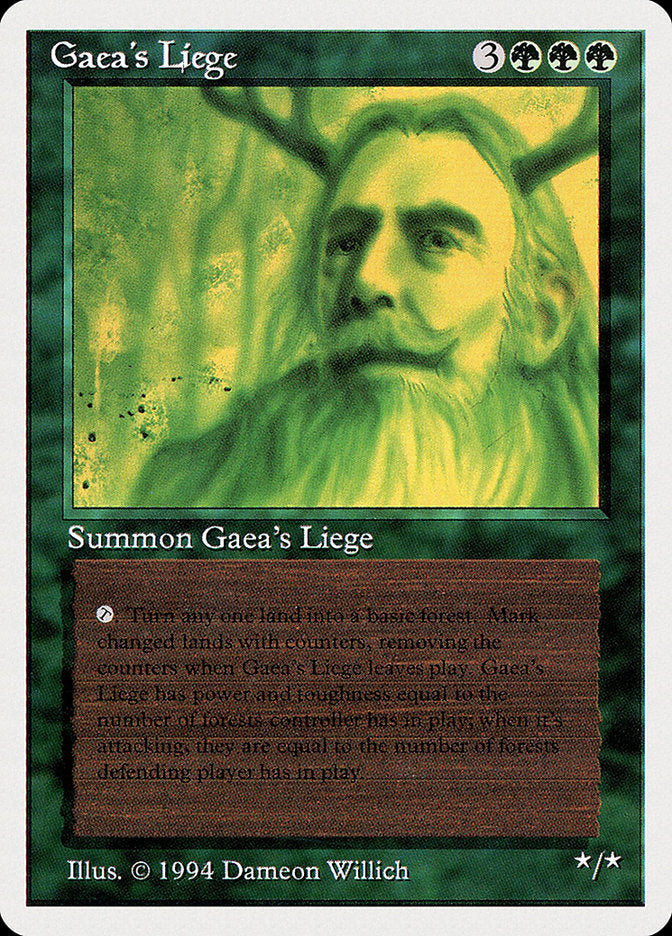 Gaea's Liege [Summer Magic / Edgar] | KingTCG.ca