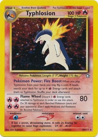 Typhlosion (18/111) [Neo Genesis] | KingTCG.ca