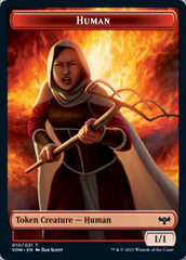 Human (001) // Human (010) Double-sided Token [Innistrad: Crimson Vow Tokens] | KingTCG.ca