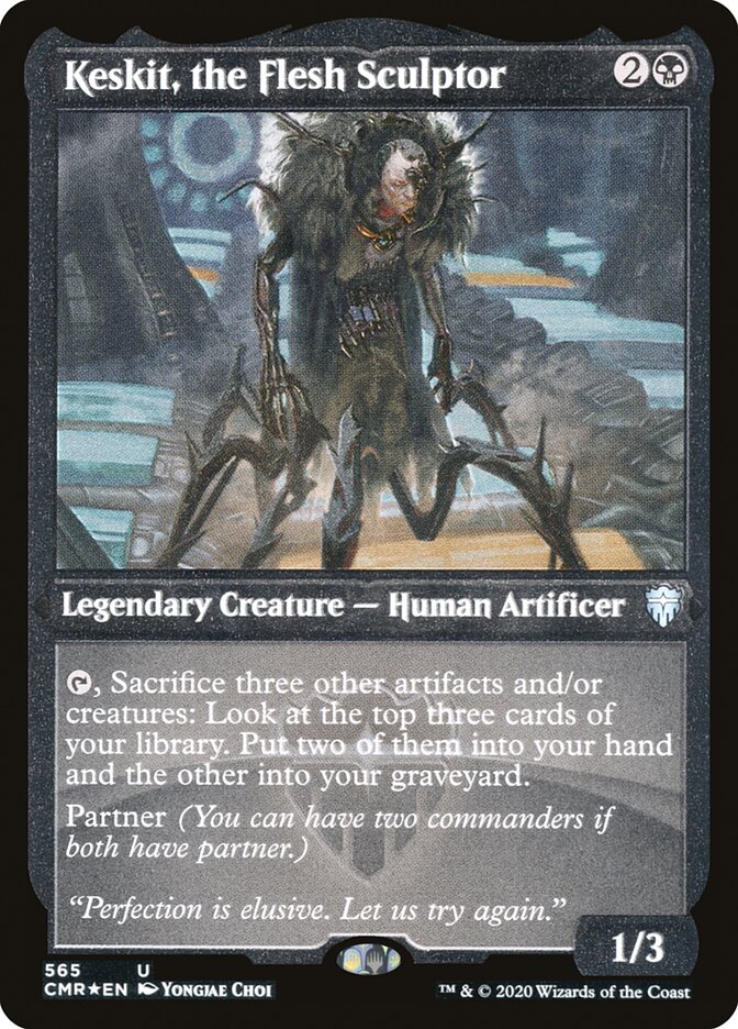 Keskit, the Flesh Sculptor (Foil Etched) [Commander Legends] | KingTCG.ca