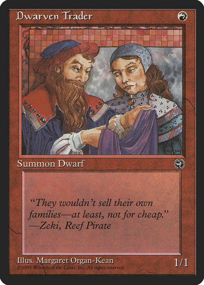 Dwarven Trader (Zeki Flavor Text) [Homelands] | KingTCG.ca