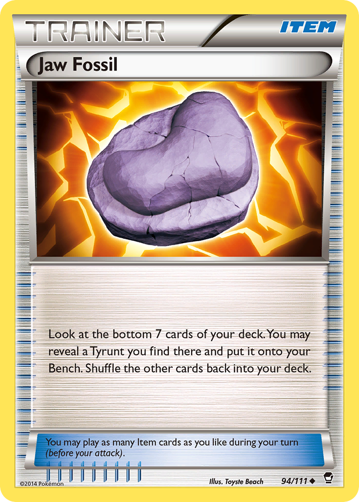 Jaw Fossil (94/111) [XY: Furious Fists] | KingTCG.ca