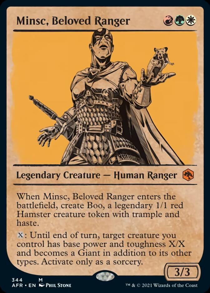 Minsc, Beloved Ranger (Showcase) [Dungeons & Dragons: Adventures in the Forgotten Realms] | KingTCG.ca