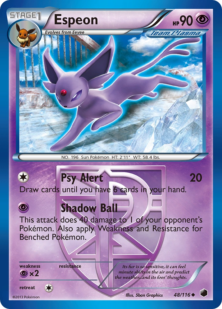 Espeon (48/116) [Black & White: Plasma Freeze] | KingTCG.ca