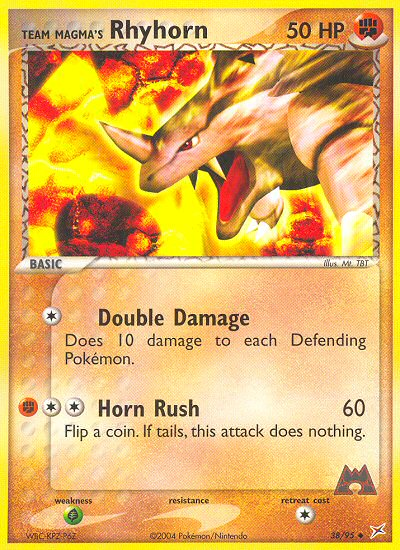 Team Magma's Rhyhorn (38/95) [EX: Team Magma vs Team Aqua] | KingTCG.ca