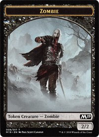 Zombie // Goblin Double-sided Token (Game Night) [Core Set 2019 Tokens] | KingTCG.ca