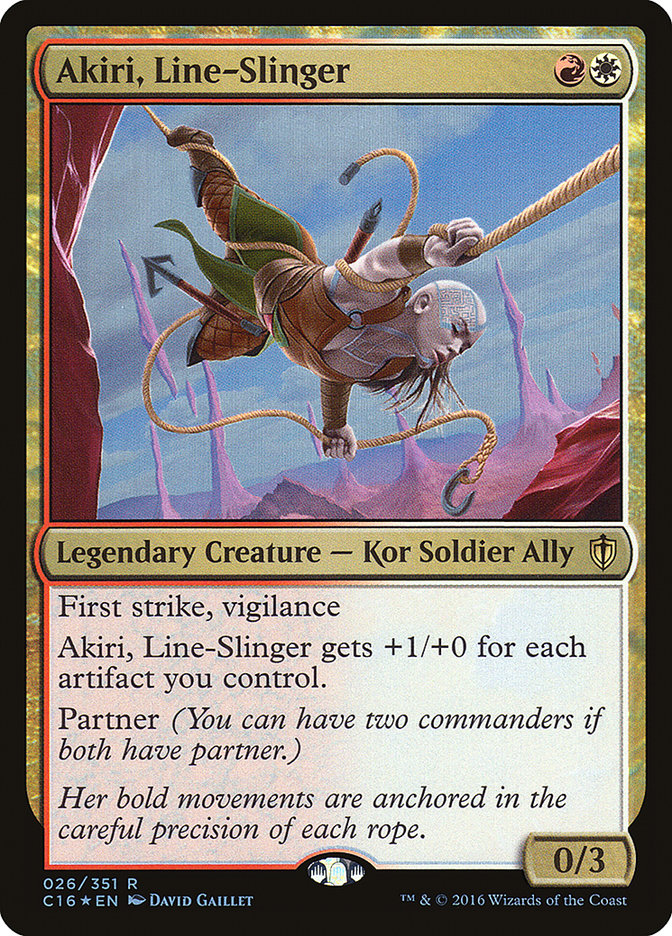 Akiri, Line-Slinger [Commander 2016] | KingTCG.ca