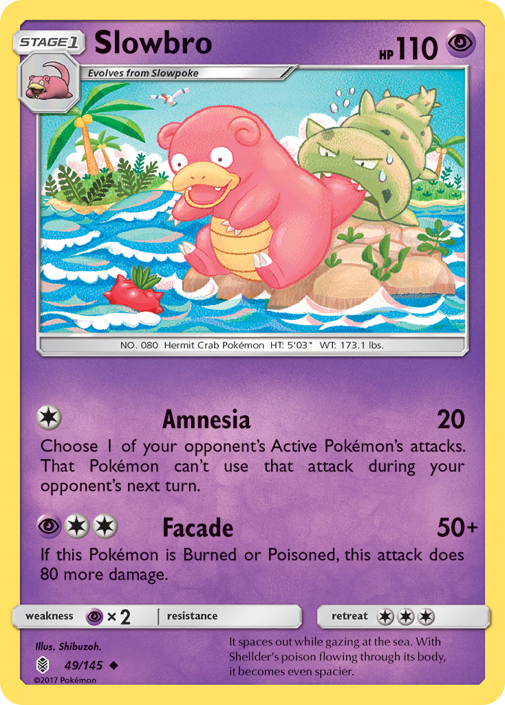 Slowbro (49/145) [Sun & Moon: Guardians Rising] | KingTCG.ca