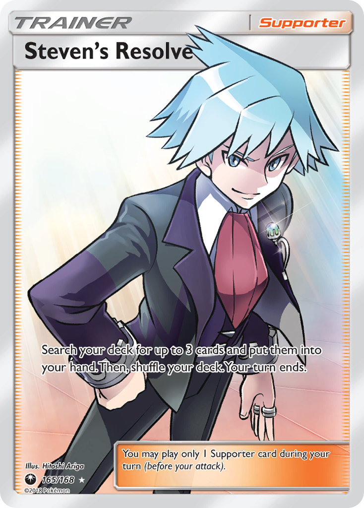 Steven's Resolve (165/168) [Sun & Moon: Celestial Storm] | KingTCG.ca