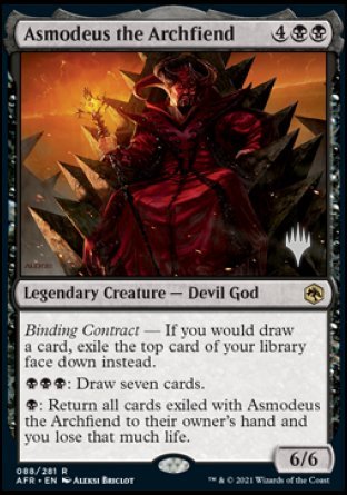 Asmodeus the Archfiend (Promo Pack) [Dungeons & Dragons: Adventures in the Forgotten Realms Promos] | KingTCG.ca