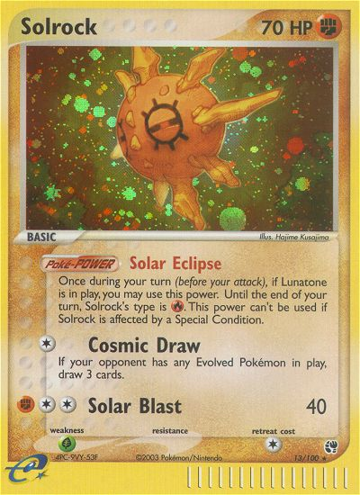 Solrock (13/100) [EX: Sandstorm] | KingTCG.ca