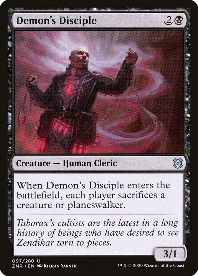 Demon's Disciple [Zendikar Rising] | KingTCG.ca