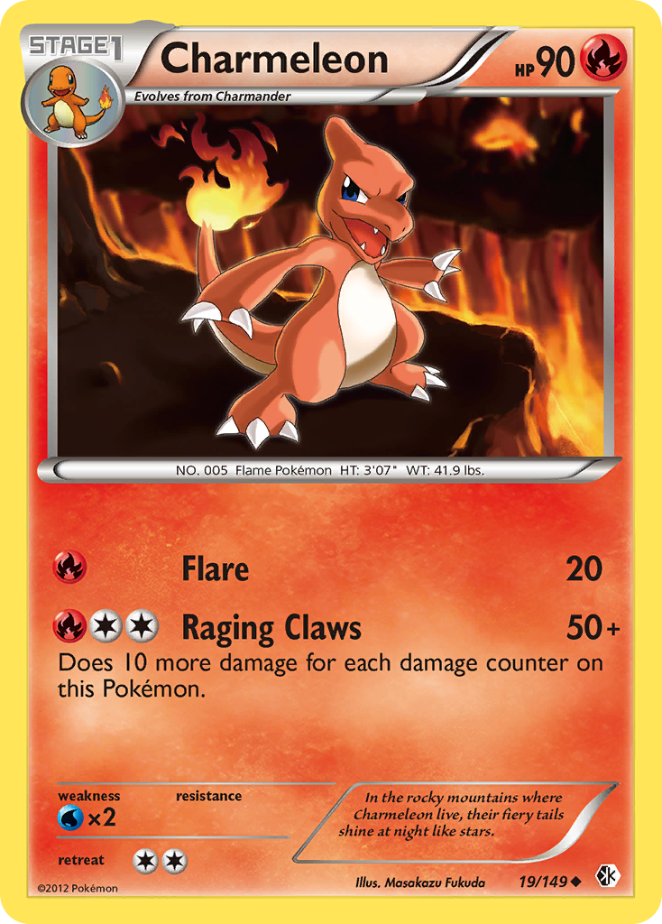 Charmeleon (19/149) [Black & White: Boundaries Crossed] | KingTCG.ca