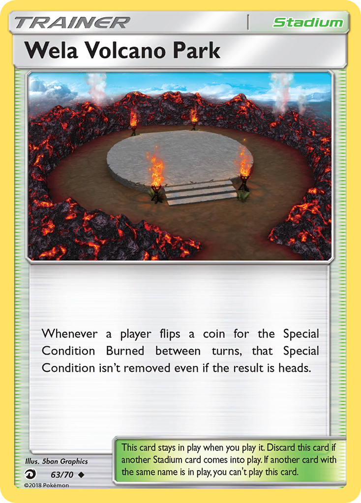 Wela Volcano Park (63/70) [Sun & Moon: Dragon Majesty] | KingTCG.ca