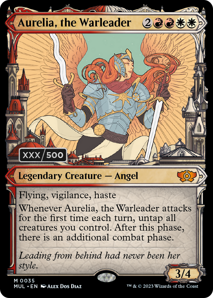 Aurelia, the Warleader (Serialized) [Multiverse Legends] | KingTCG.ca