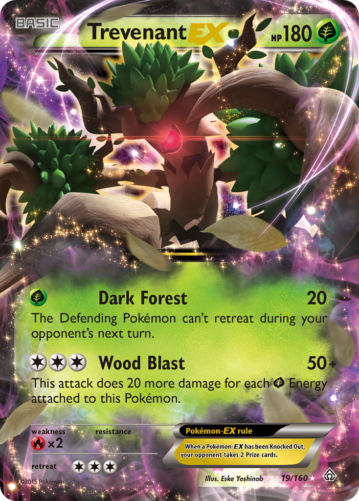 Trevenant EX (19/160) [XY: Primal Clash] | KingTCG.ca