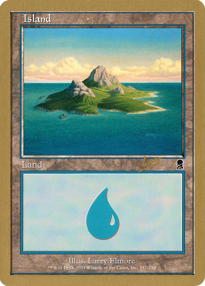 Island (rl337) (Raphael Levy) [World Championship Decks 2002] | KingTCG.ca