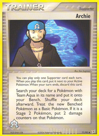 Archie (71/95) [EX: Team Magma vs Team Aqua] | KingTCG.ca