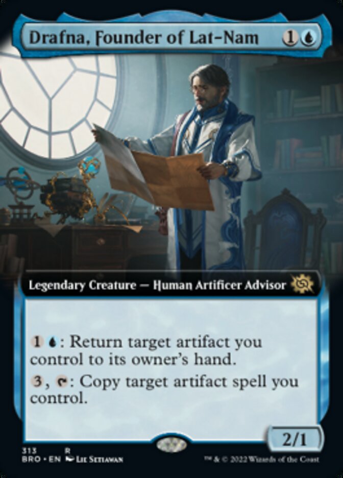 Drafna, Founder of Lat-Nam (Extended Art) [The Brothers' War] | KingTCG.ca