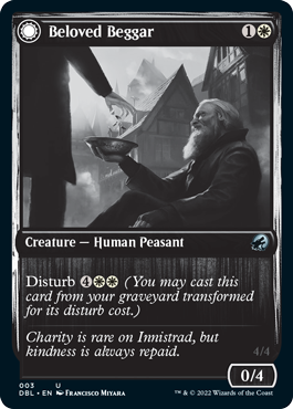 Beloved Beggar // Generous Soul [Innistrad: Double Feature] | KingTCG.ca