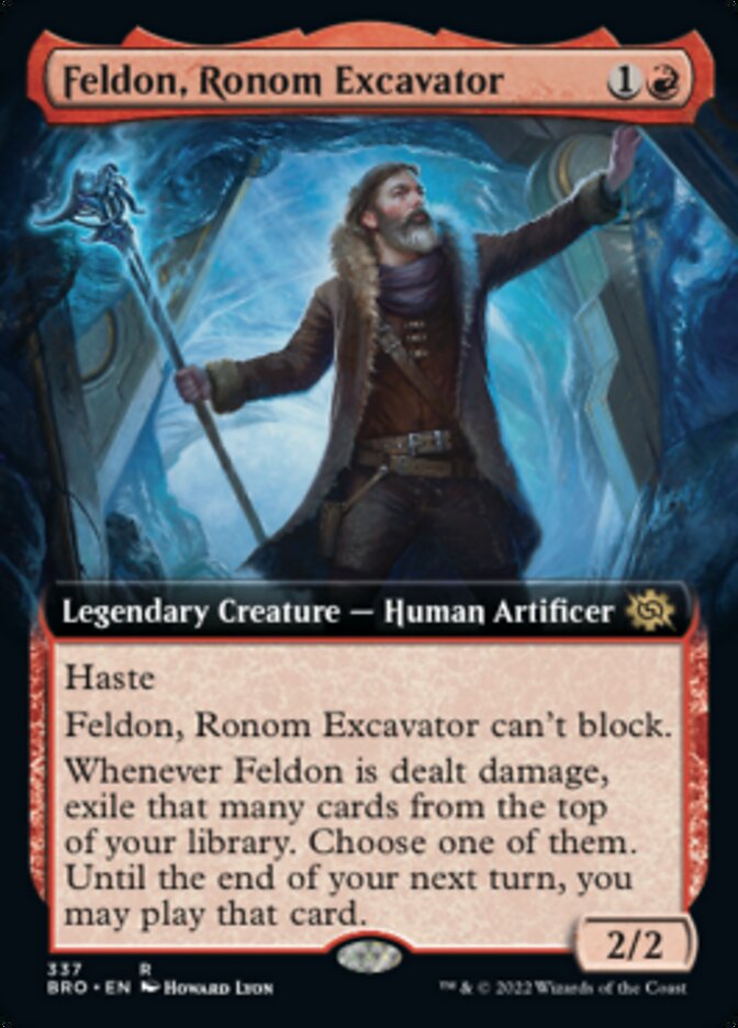 Feldon, Ronom Excavator (Extended Art) [The Brothers' War] | KingTCG.ca