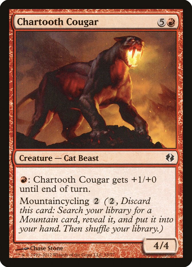 Chartooth Cougar [Duel Decks: Venser vs. Koth] | KingTCG.ca